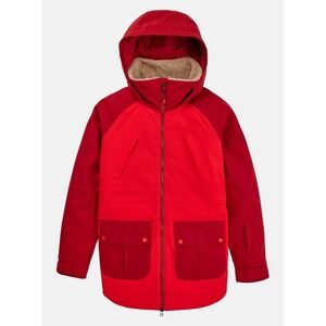 Burton Red Ski Snowboard Jacket Women's Prowess Coat Winter Small